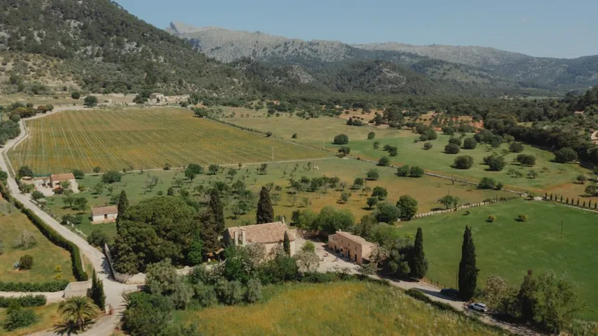 Vista aèria de Campanet